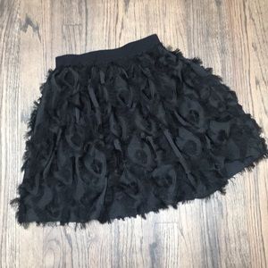 H&M feather skirt